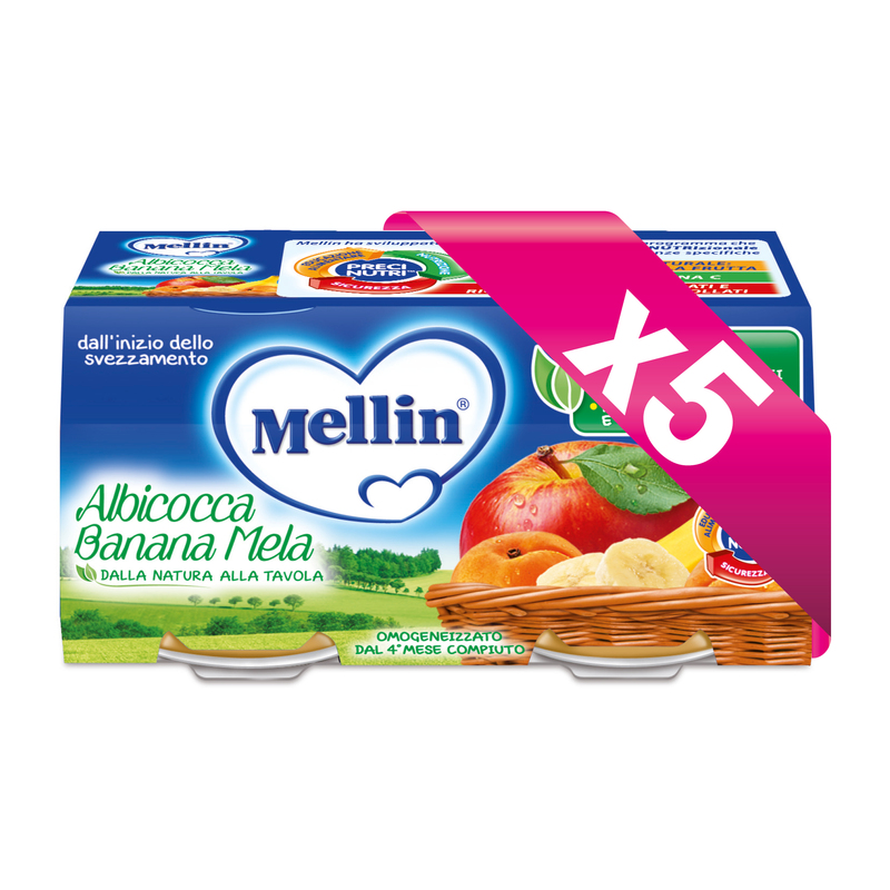 Omogeneizzato Albicocca Banana Mela - Confezione Da 2 X 100g, Senza Conservanti - Foto 6
